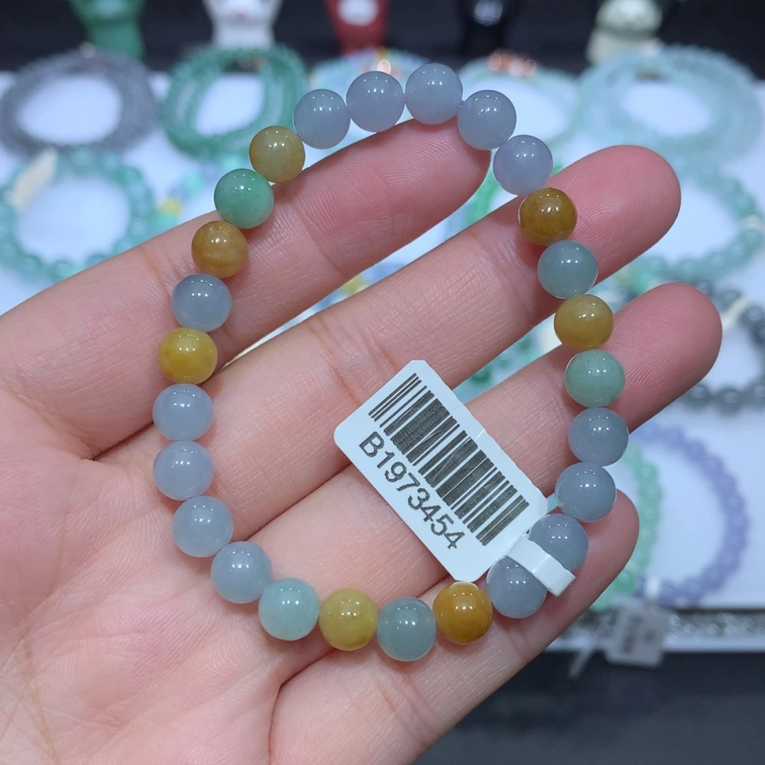 翡翠未镶嵌手串天然