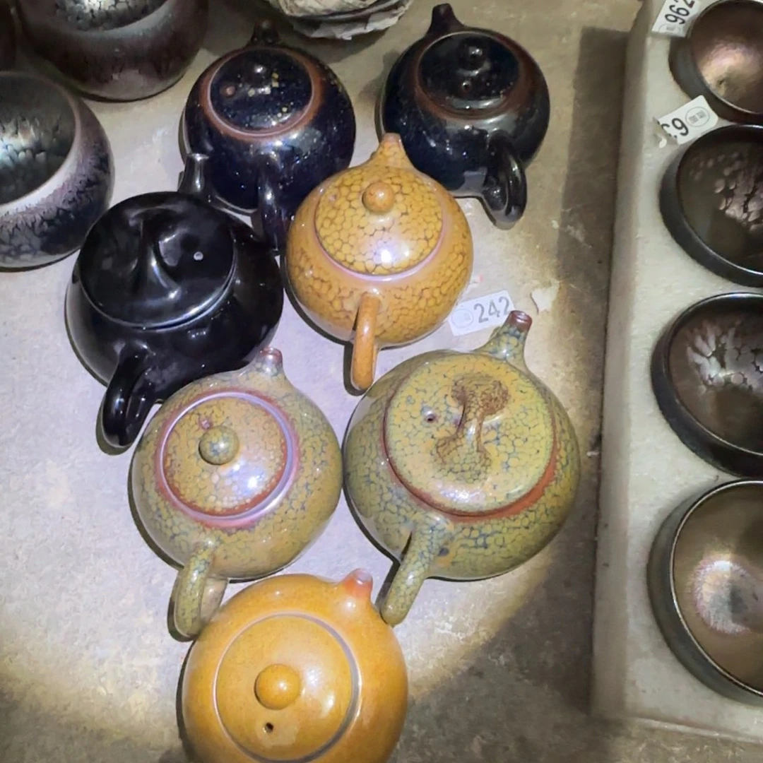 茶盏?***乐福建盏茶器鹧鸪壶瑕疵