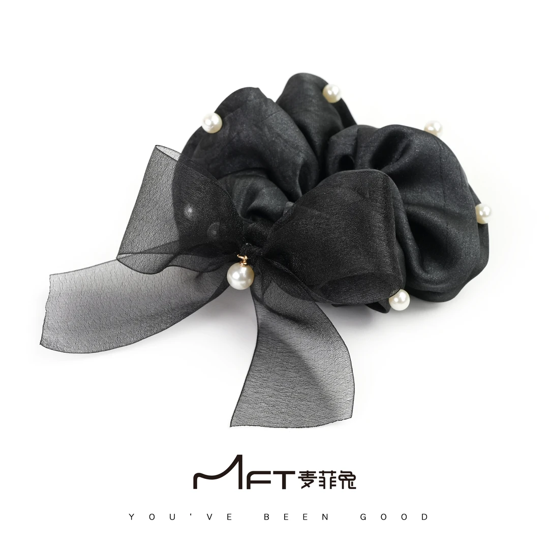 【梦茹发圈】超仙韩式大肠发圈纱纱蝴蝶结精致优雅