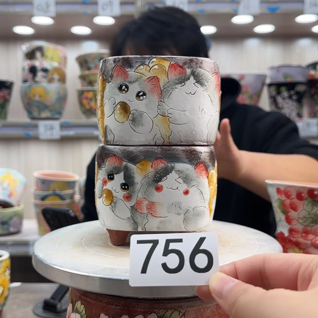 紫砂花盆瑕疵瑕疵756