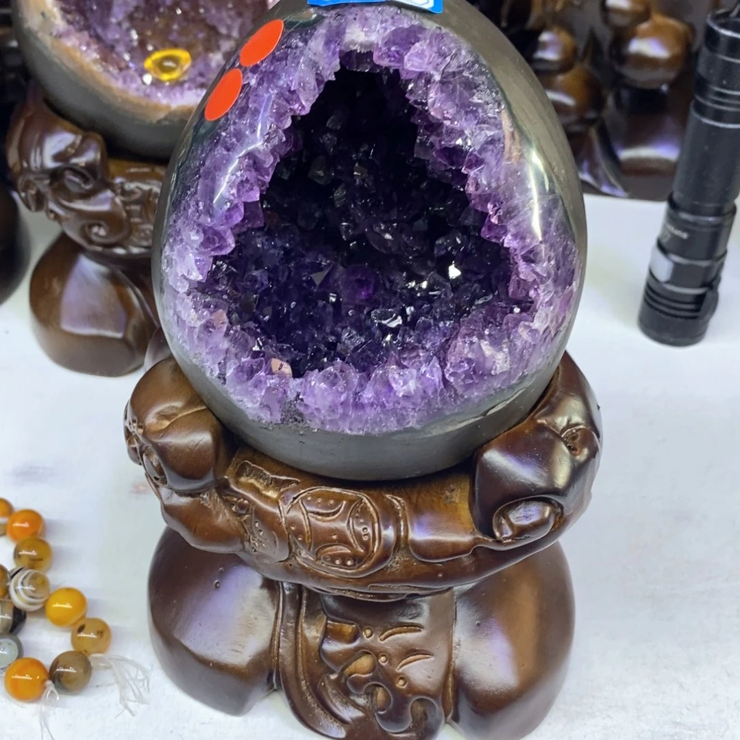 紫晶摆件未镶嵌好好