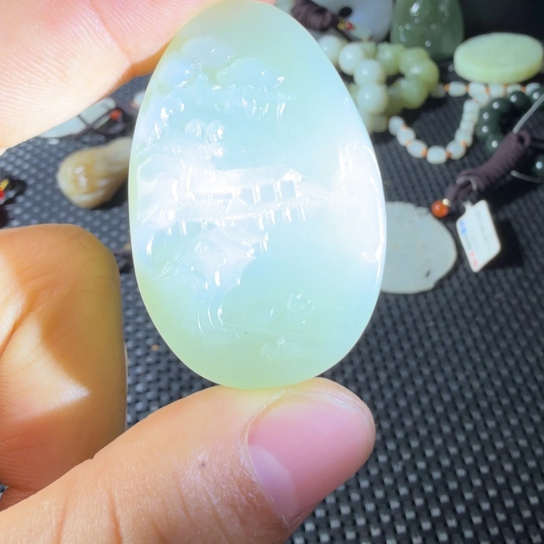 和田玉未镶嵌手链