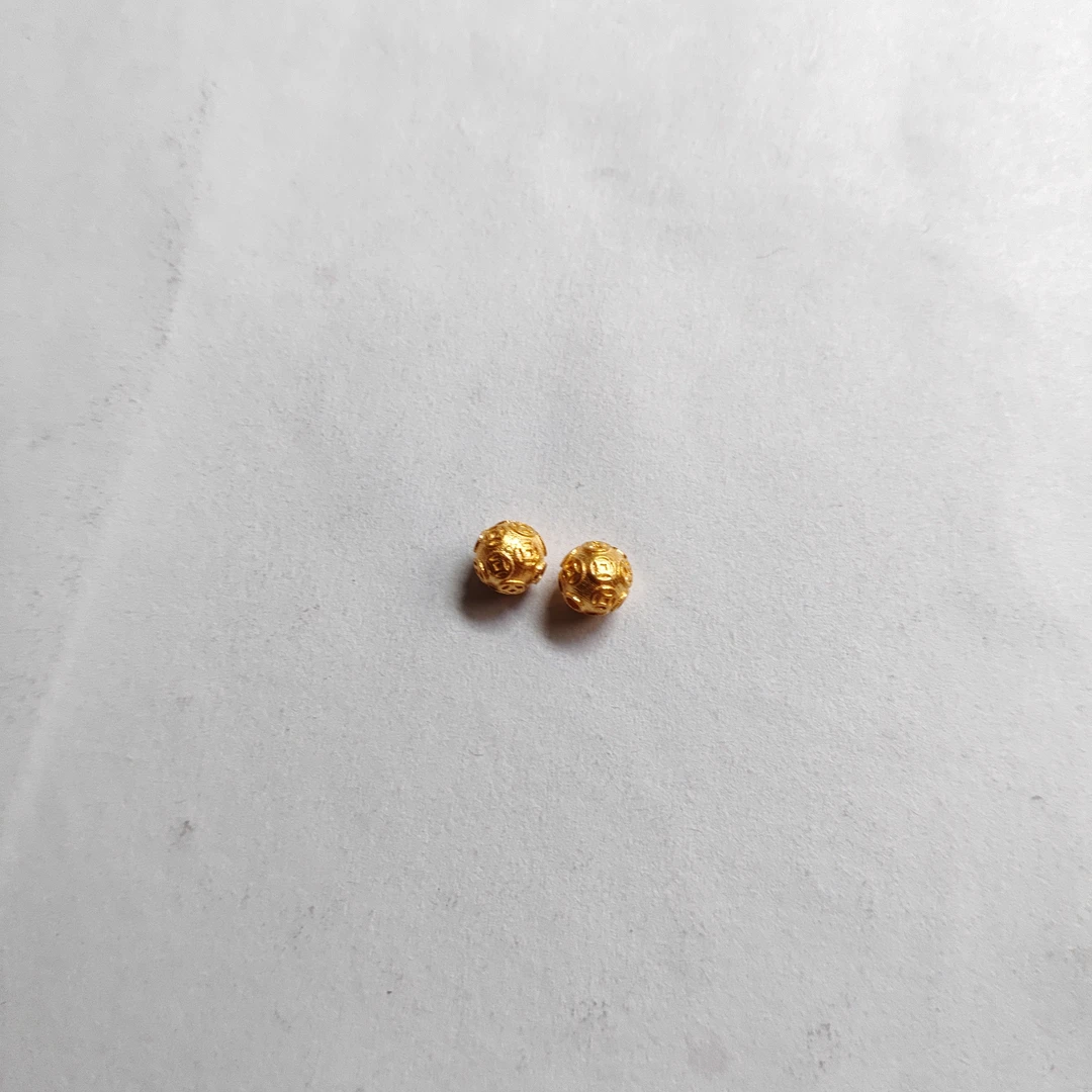 金元宝足金999貔貅珠子首饰