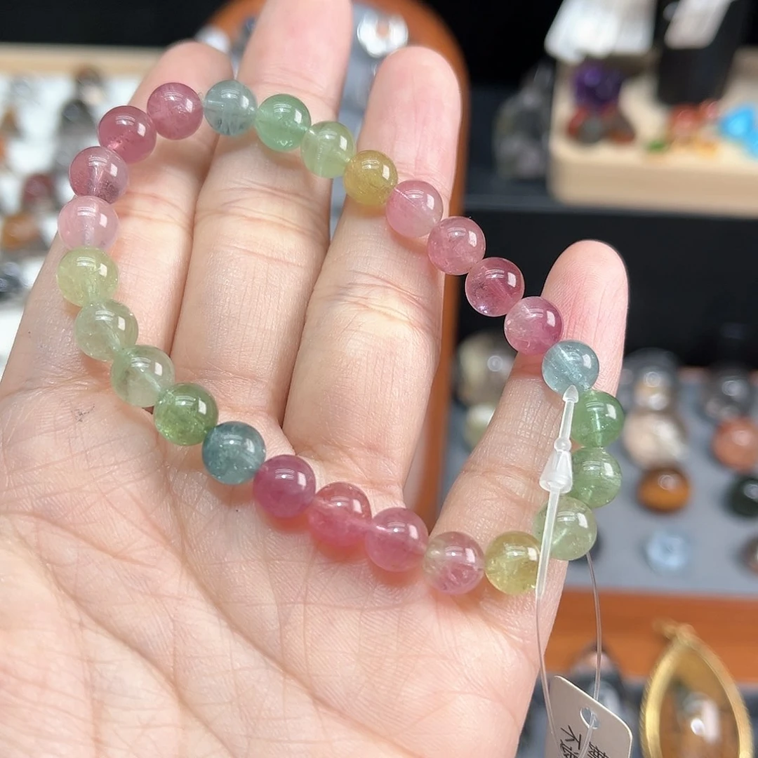 碧玺手链未镶嵌X**R天然碧玺手链