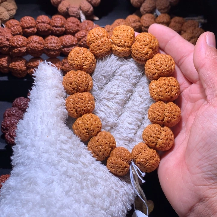 金刚菩提吊坠26尺梁闷墩五星双龙定制