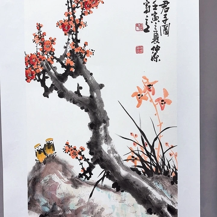 国画亲笔手绘放心去藏