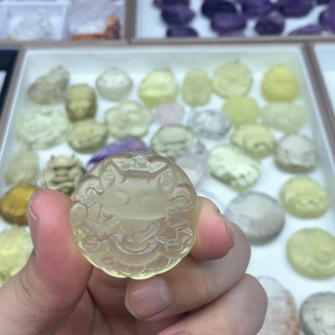 水晶吊坠(不含链)未镶嵌乐****蹦