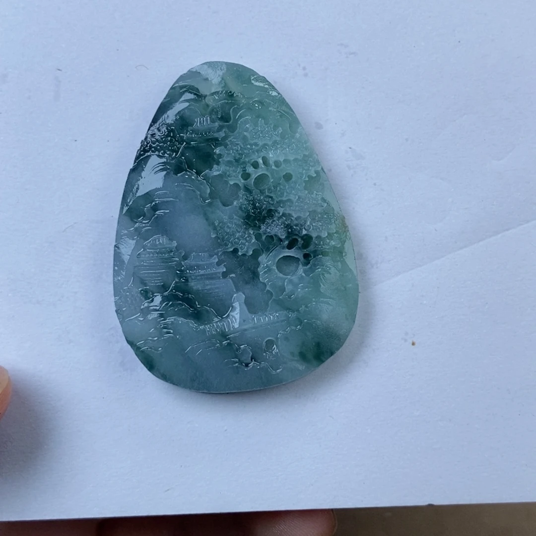 定制翡翠未镶嵌?****?山水