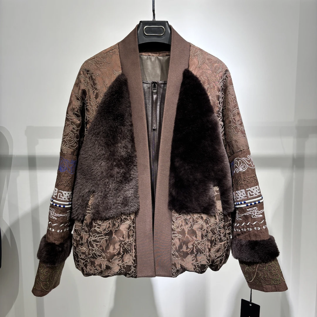 【25135】女士国风羽绒服