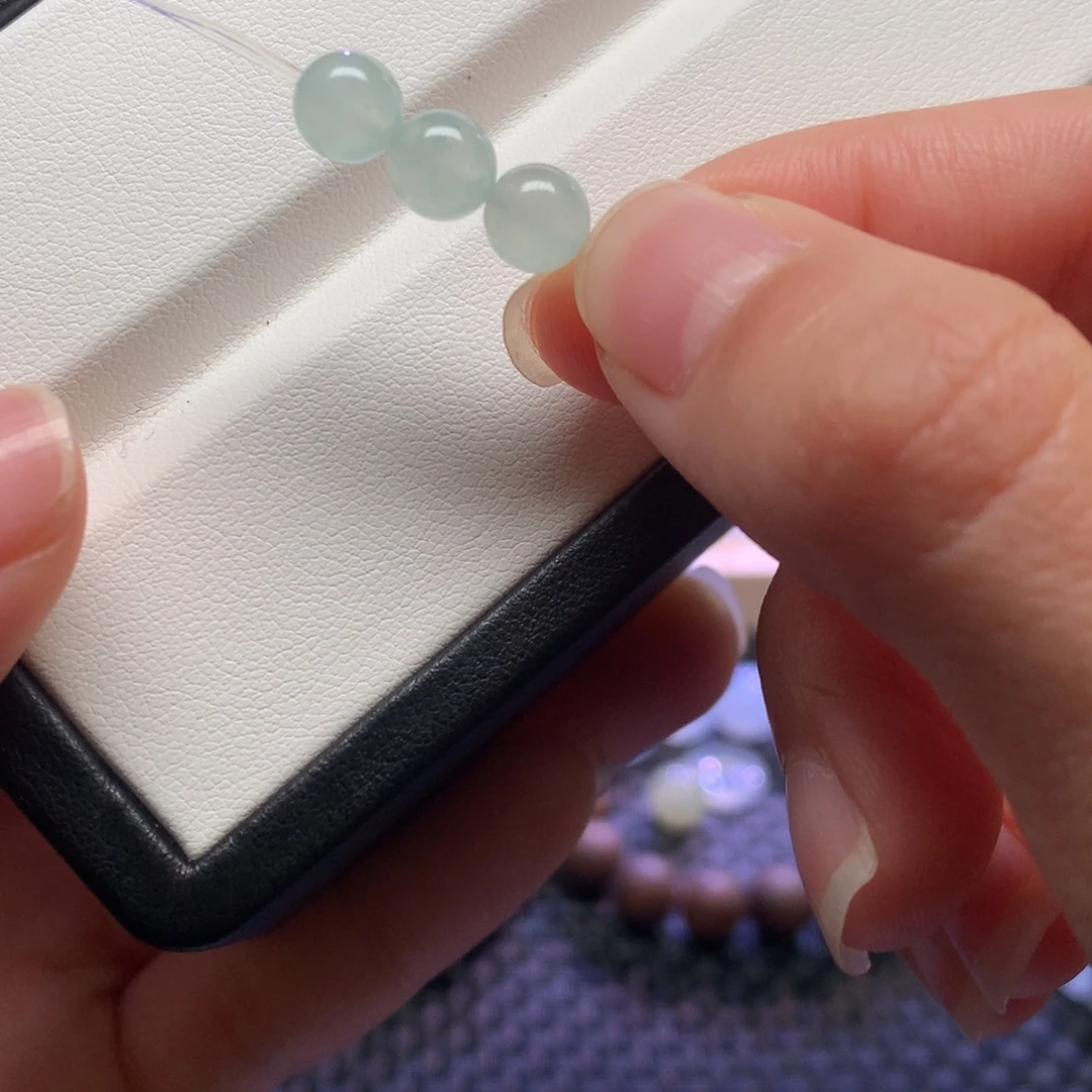 翡翠未镶嵌手串6mm+