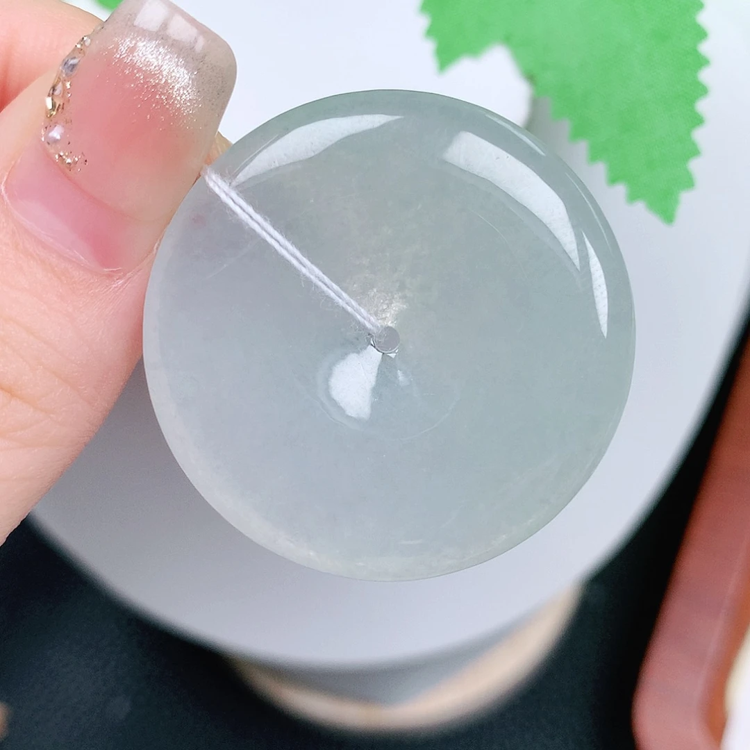 翡翠未镶嵌颈饰平安34-5.1