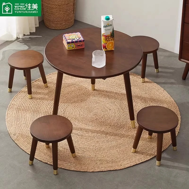 云云佳美全实木小凳子家用小板凳客厅茶几凳儿童矮凳