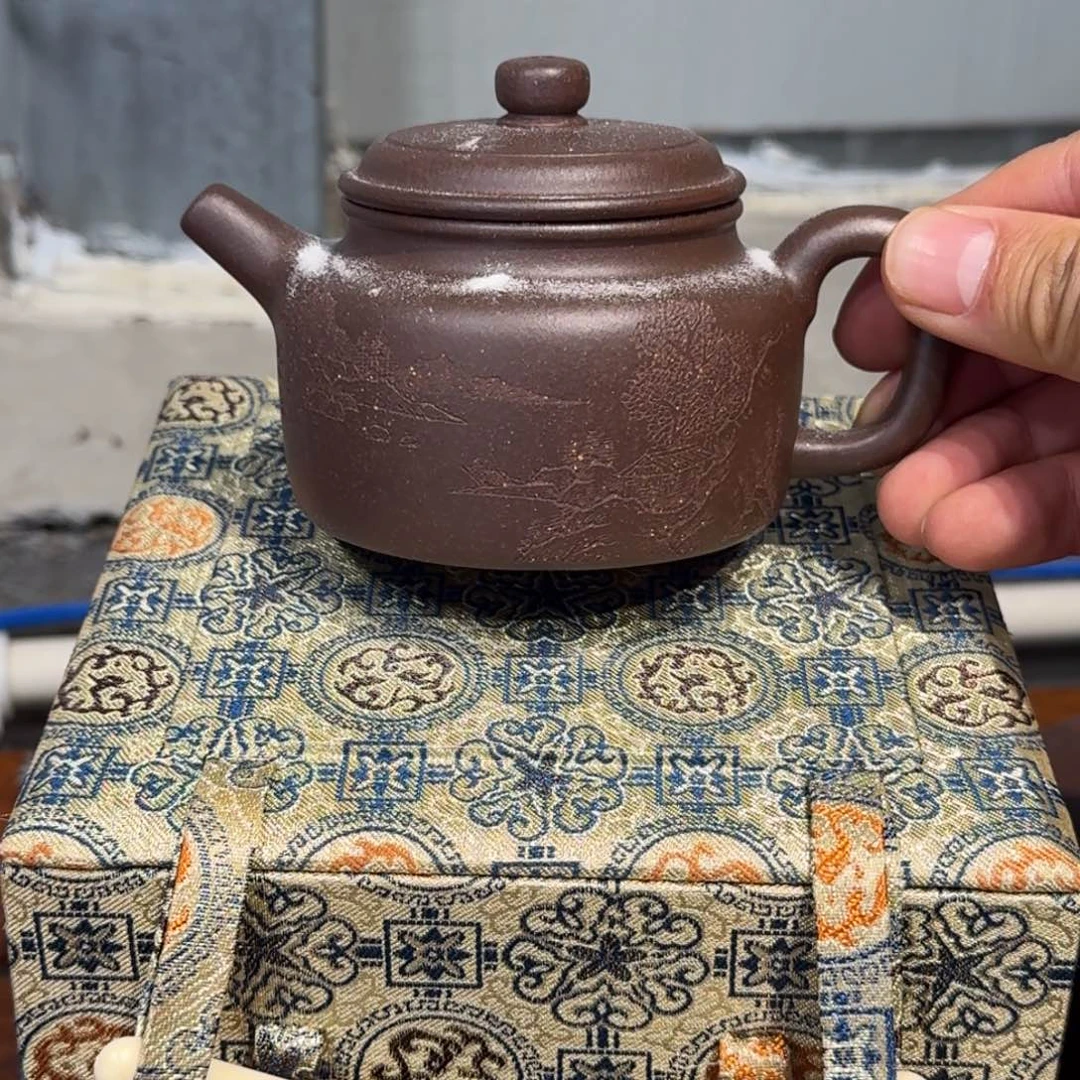 茶壶紫砂原矿原石的制作方法