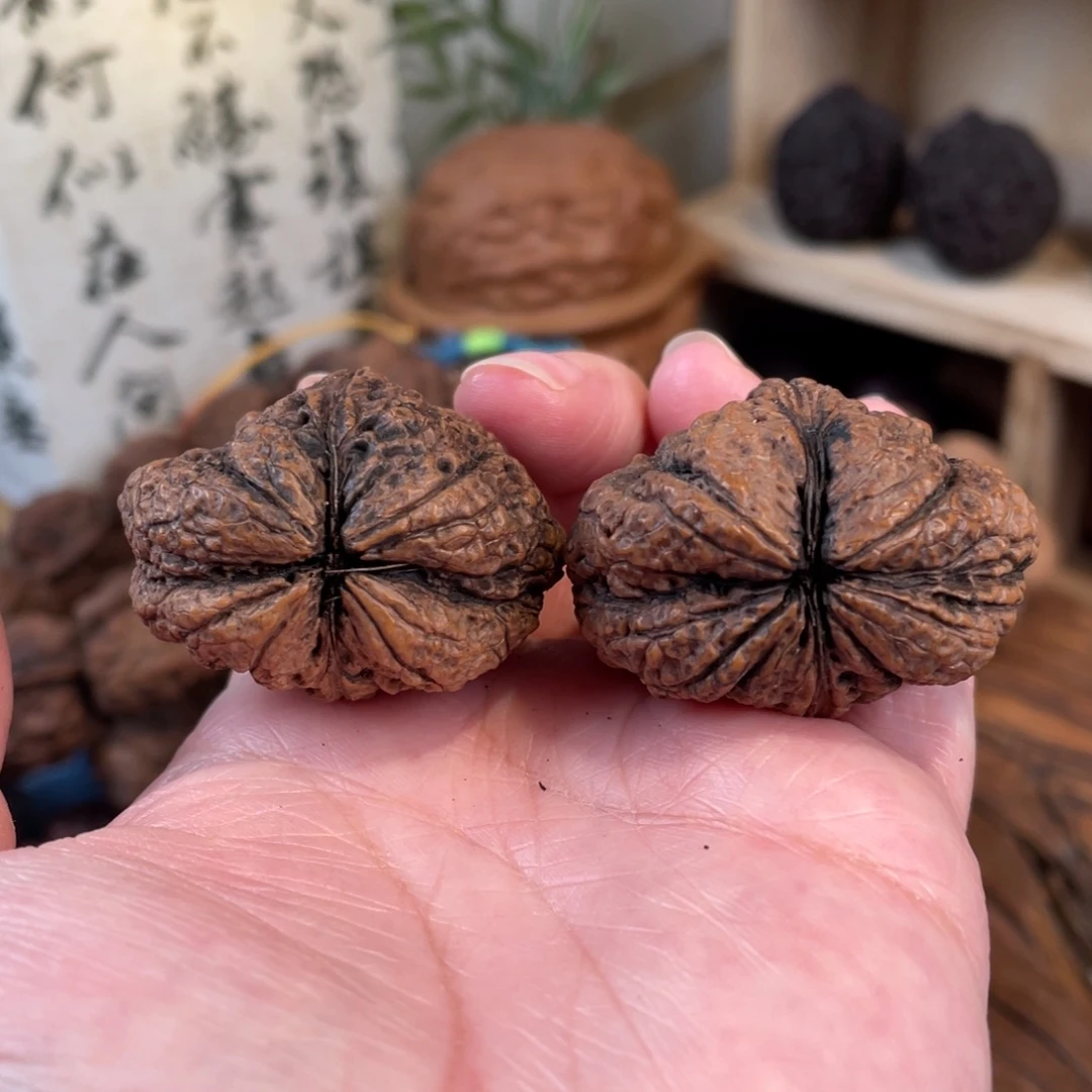 把件文玩核桃金飞碟40