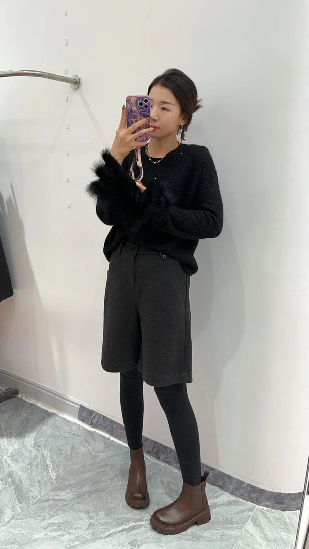 【早婉三十年货节】时尚百搭潮流轻奢极简毛衫外套