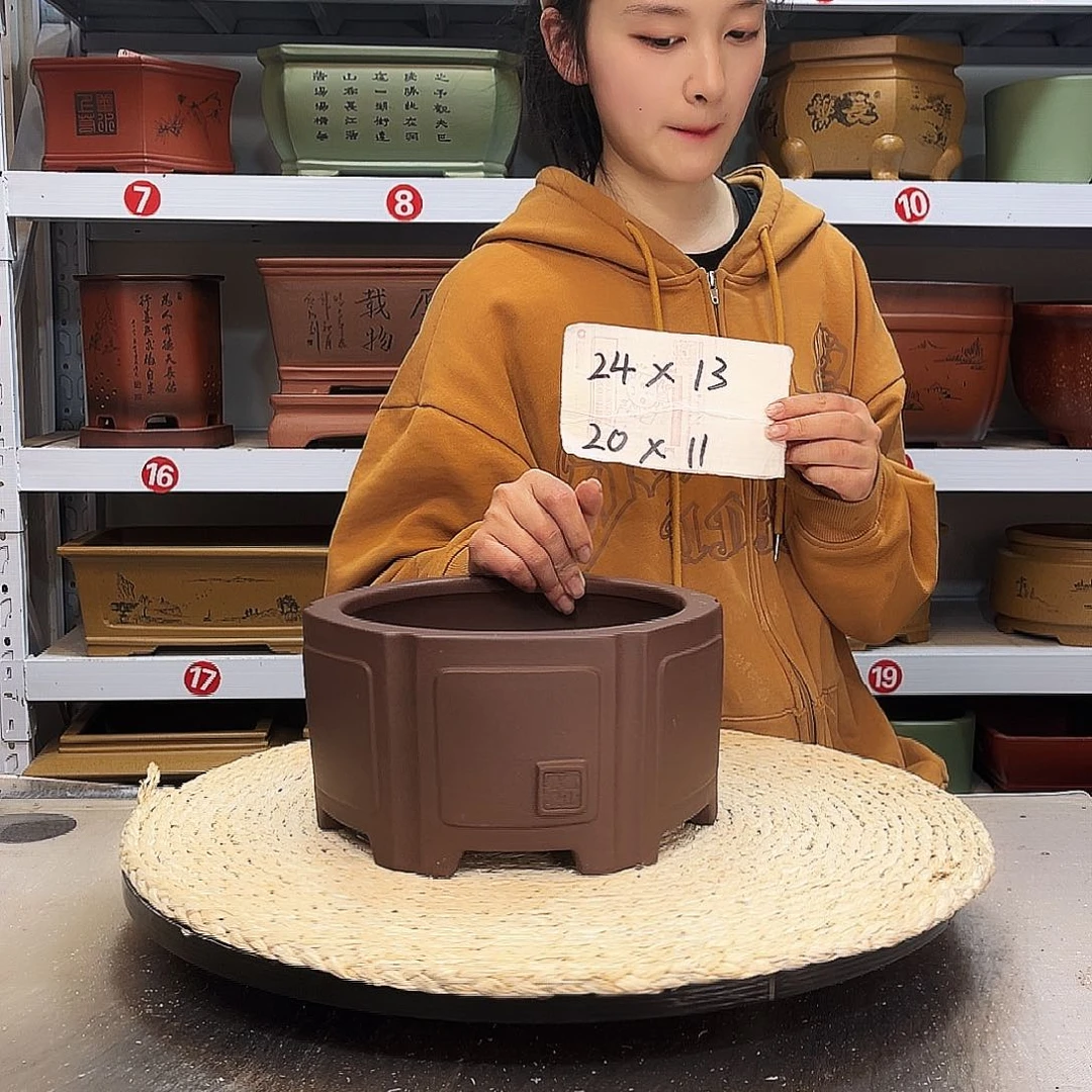 紫砂花盆紫砂花盆