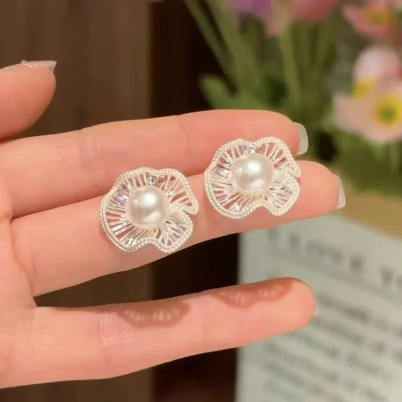 合金耳饰 【荣荣】ED174  2025优雅百搭简约耳钉