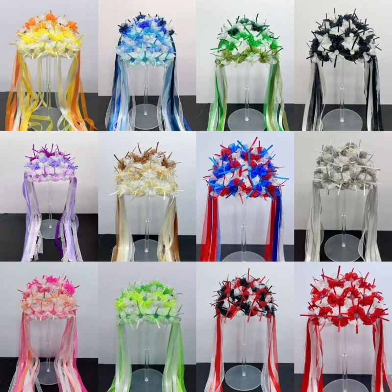 饰品配饰公主风花朵手工芭蕾舞蹈发带表演头饰农民变奏女考级发饰