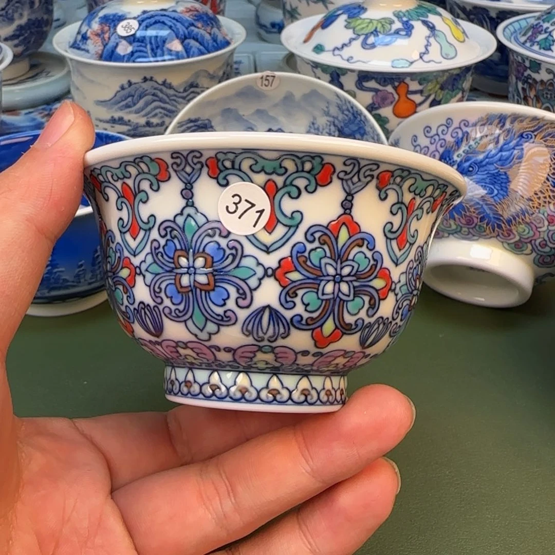 彦祖纯手工手绘茶具371