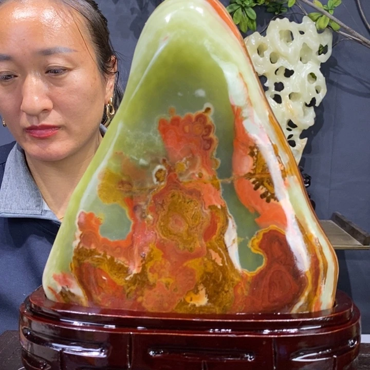 石材精品古青石摆件