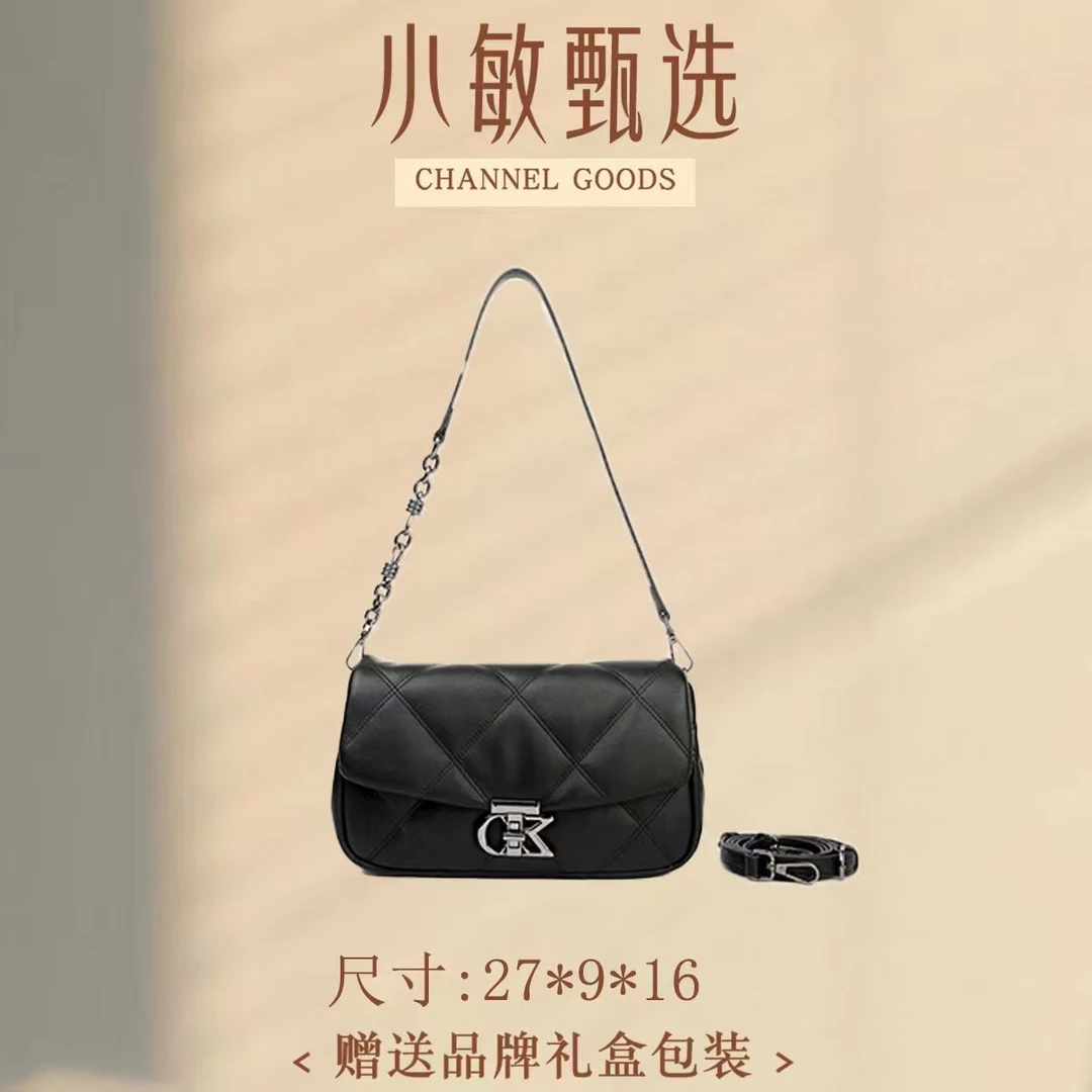 【小敏精选】渠道货BF-66608-黑色春夏单时尚单肩女包