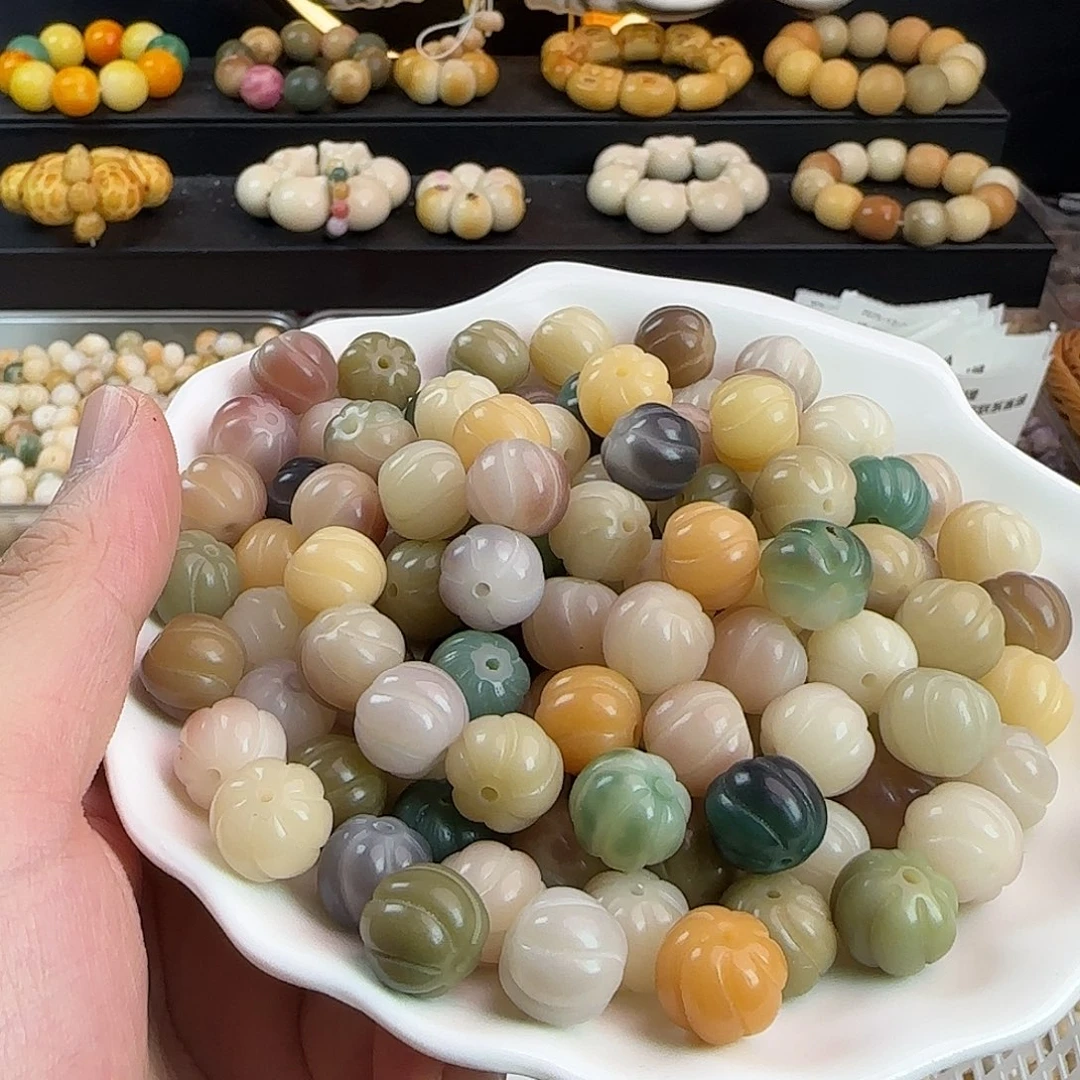 手串菩提根/象牙果卡13水晶葡萄卷卷酥20颗