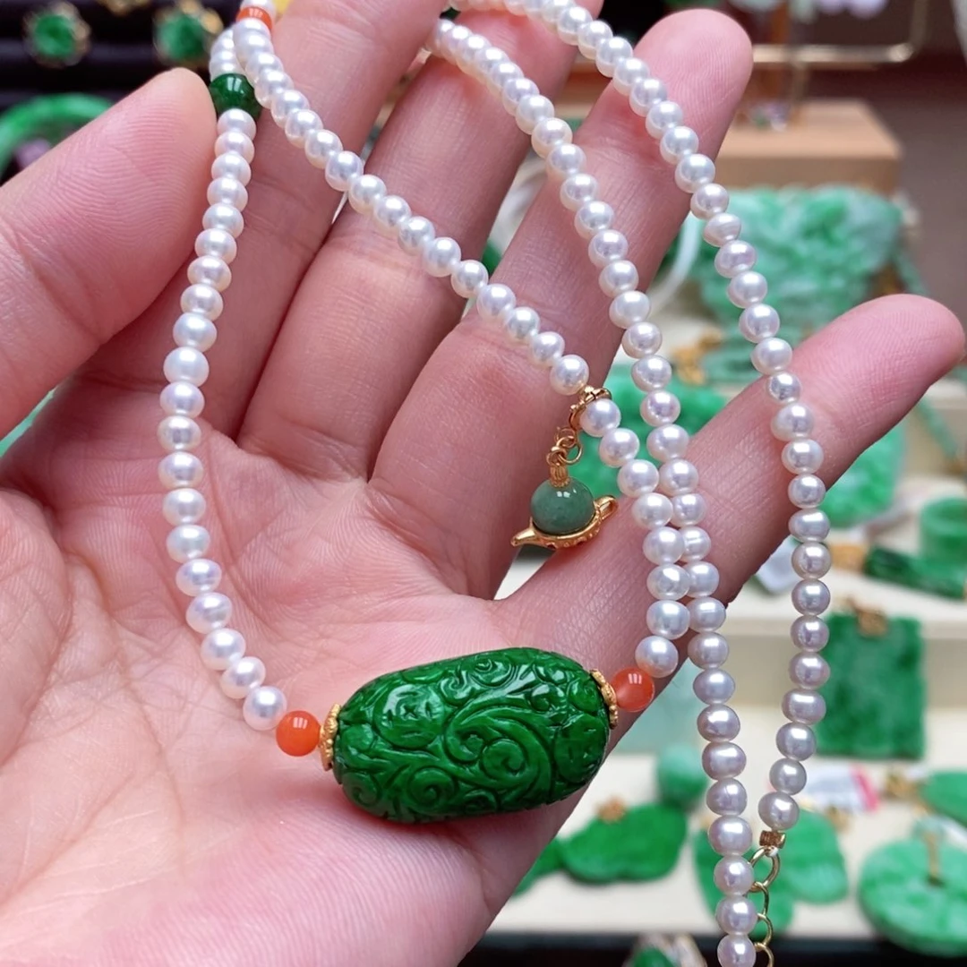 颈饰未镶嵌翡翠翡翠吊坠