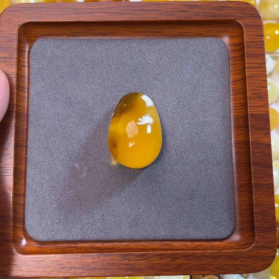 琥珀颈饰未镶嵌蜜蜡水滴