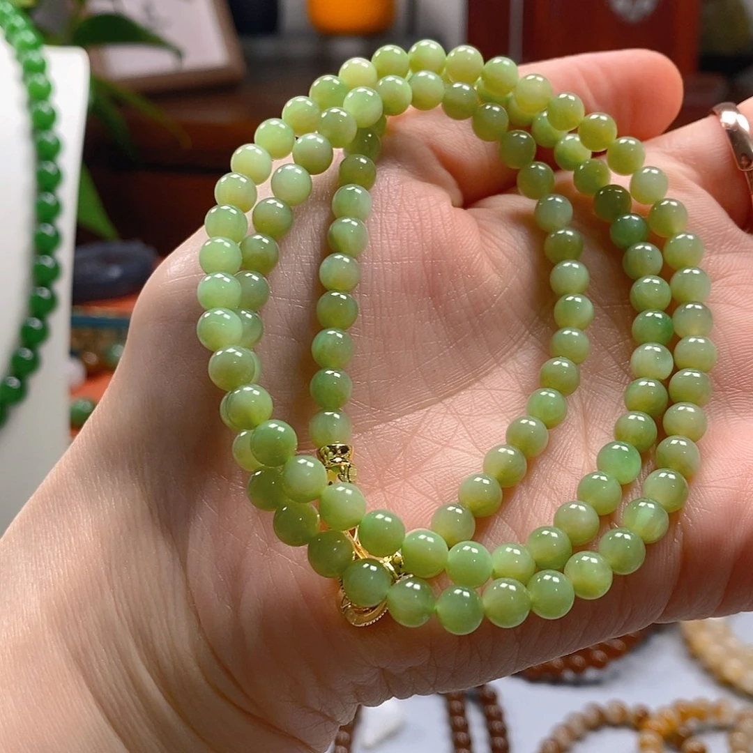 和田玉手串未镶嵌