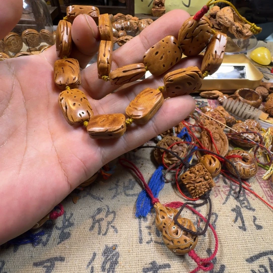 手串/手链核桃桃核光板33