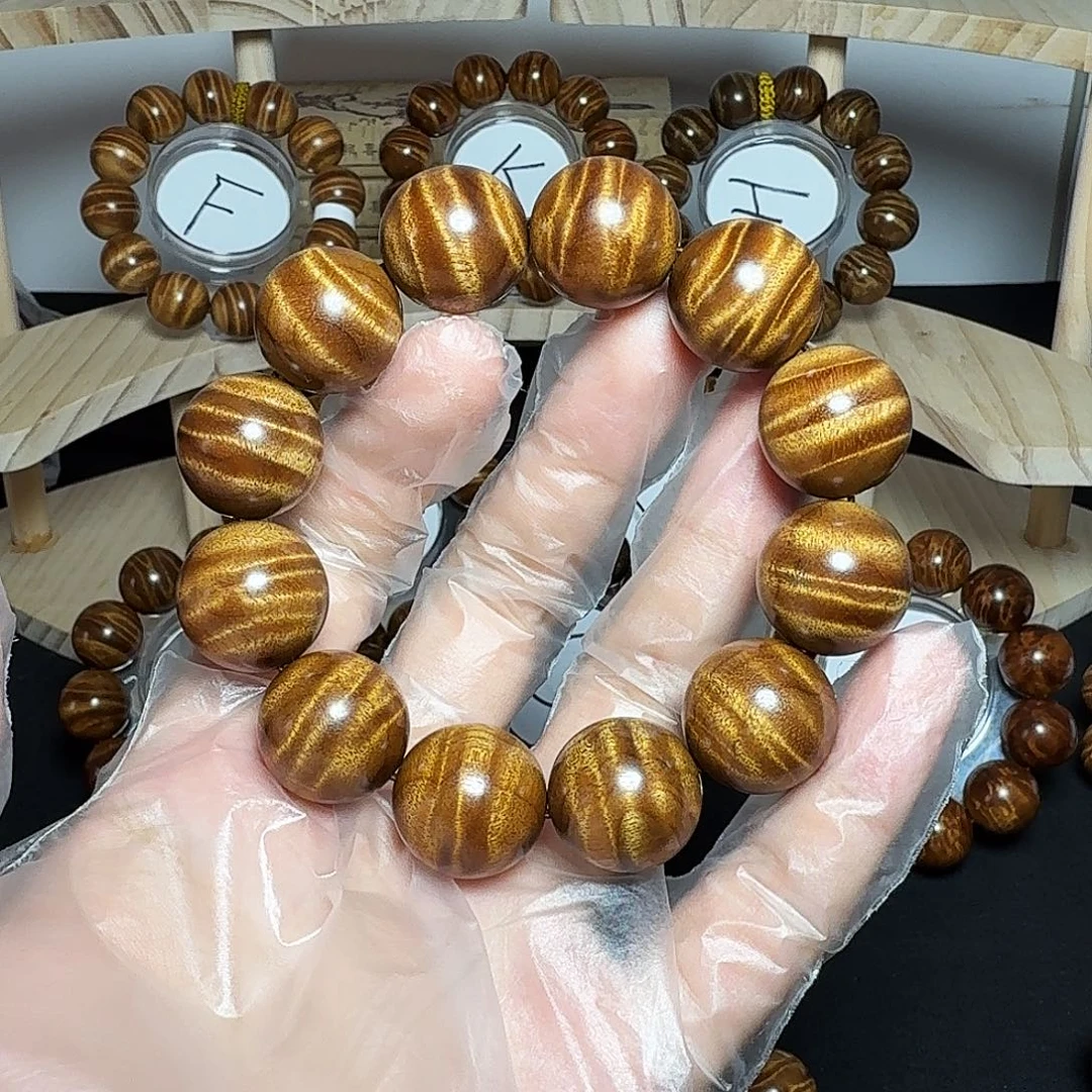 楠木（金丝楠）手串/手链立体西瓜