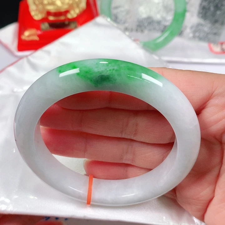 未镶嵌手镯翡翠  编号DH1212 正圈57