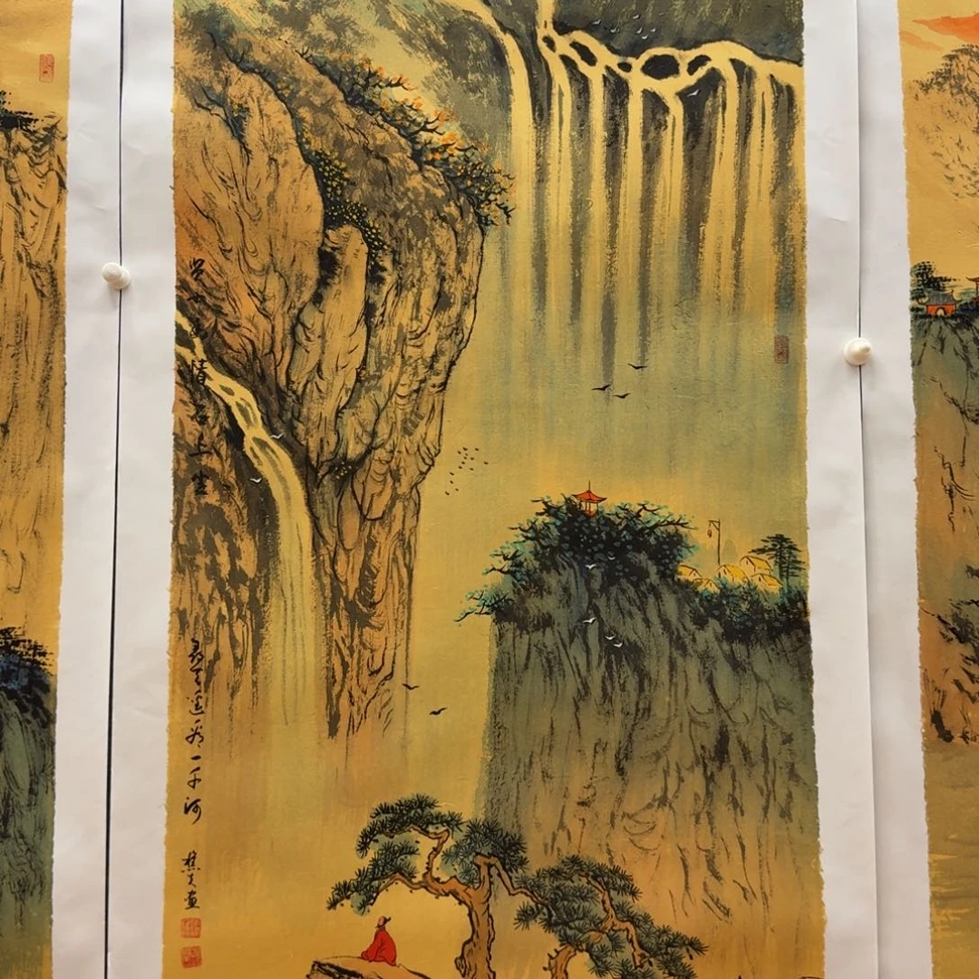 国画刘儒樵四尺尺寸作品