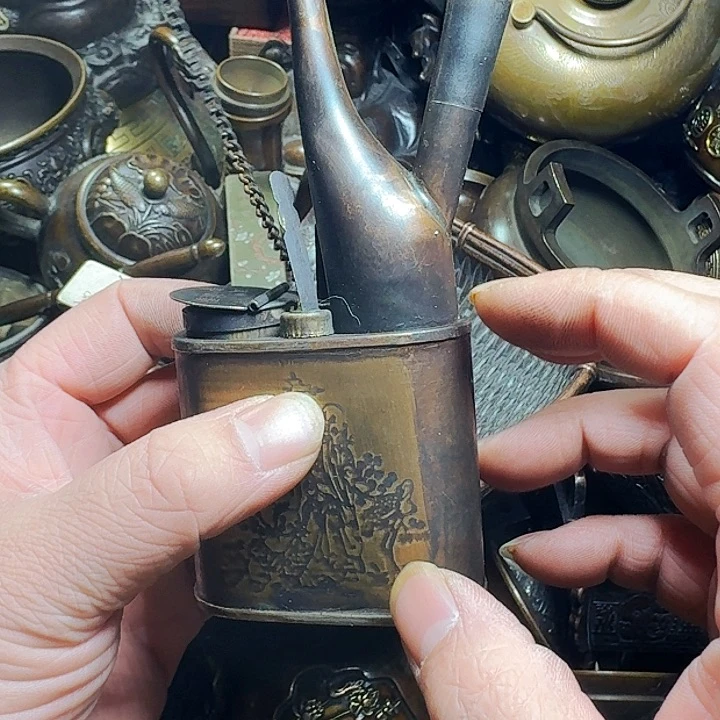 铜器摆件收收藏藏