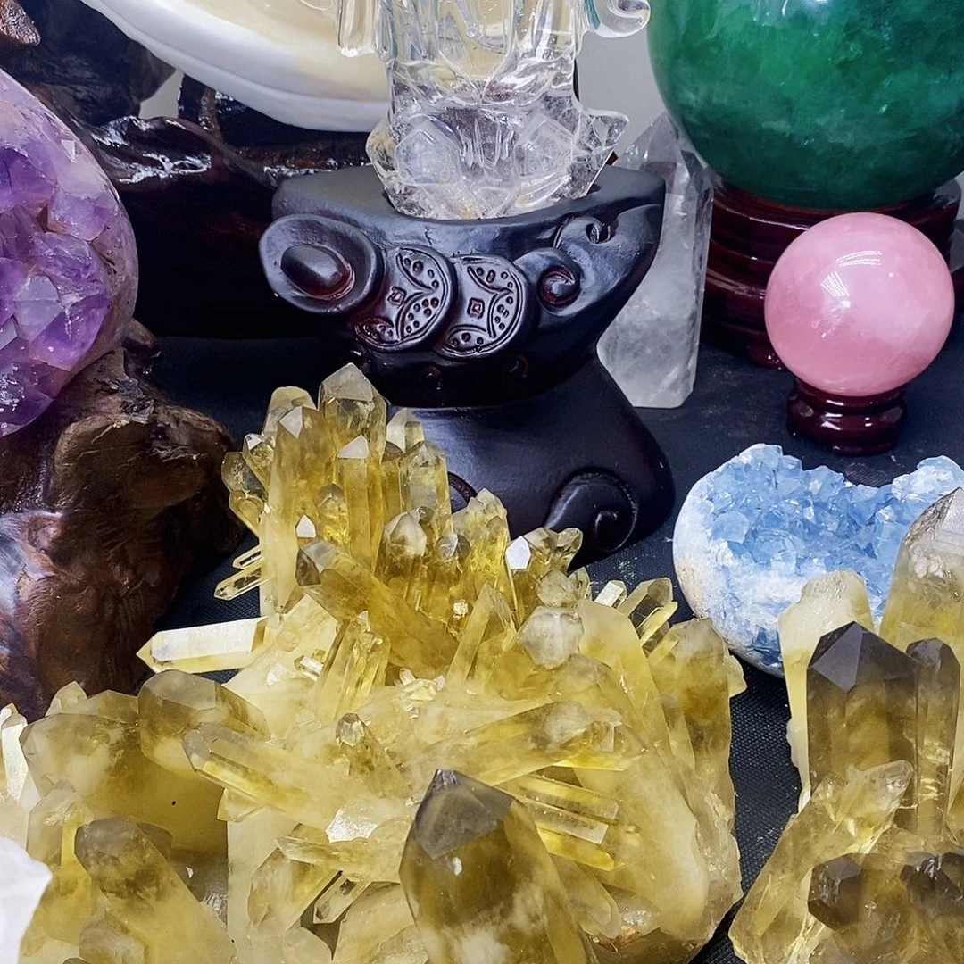 羽***妙未镶嵌珠宝半成品水晶