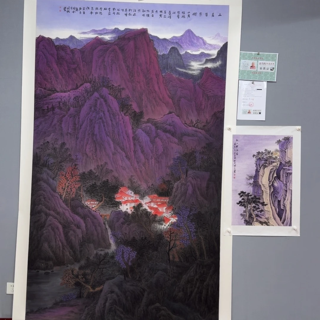 国画莫国宾画作欣赏