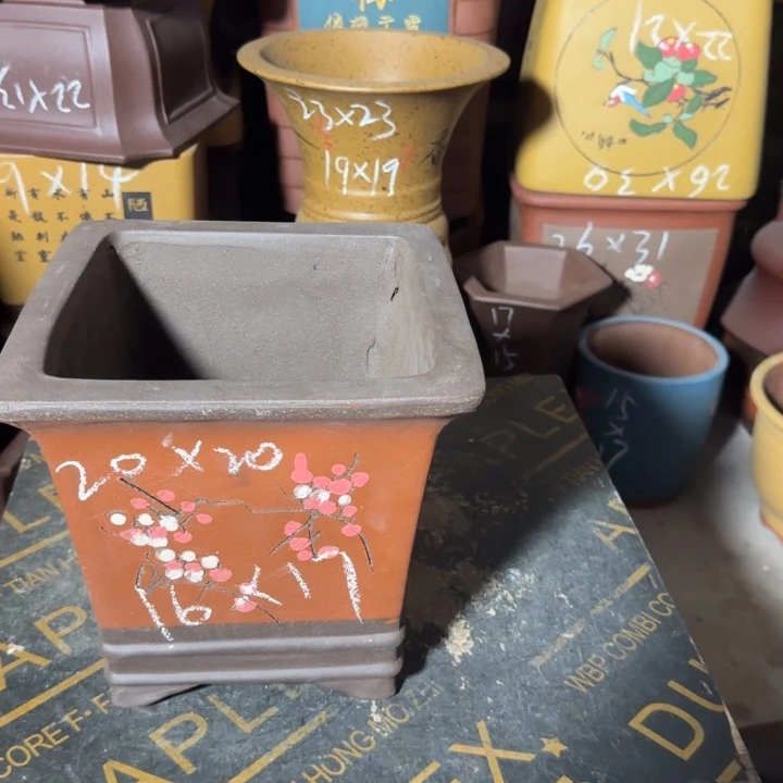 紫砂花盆紫砂花盆