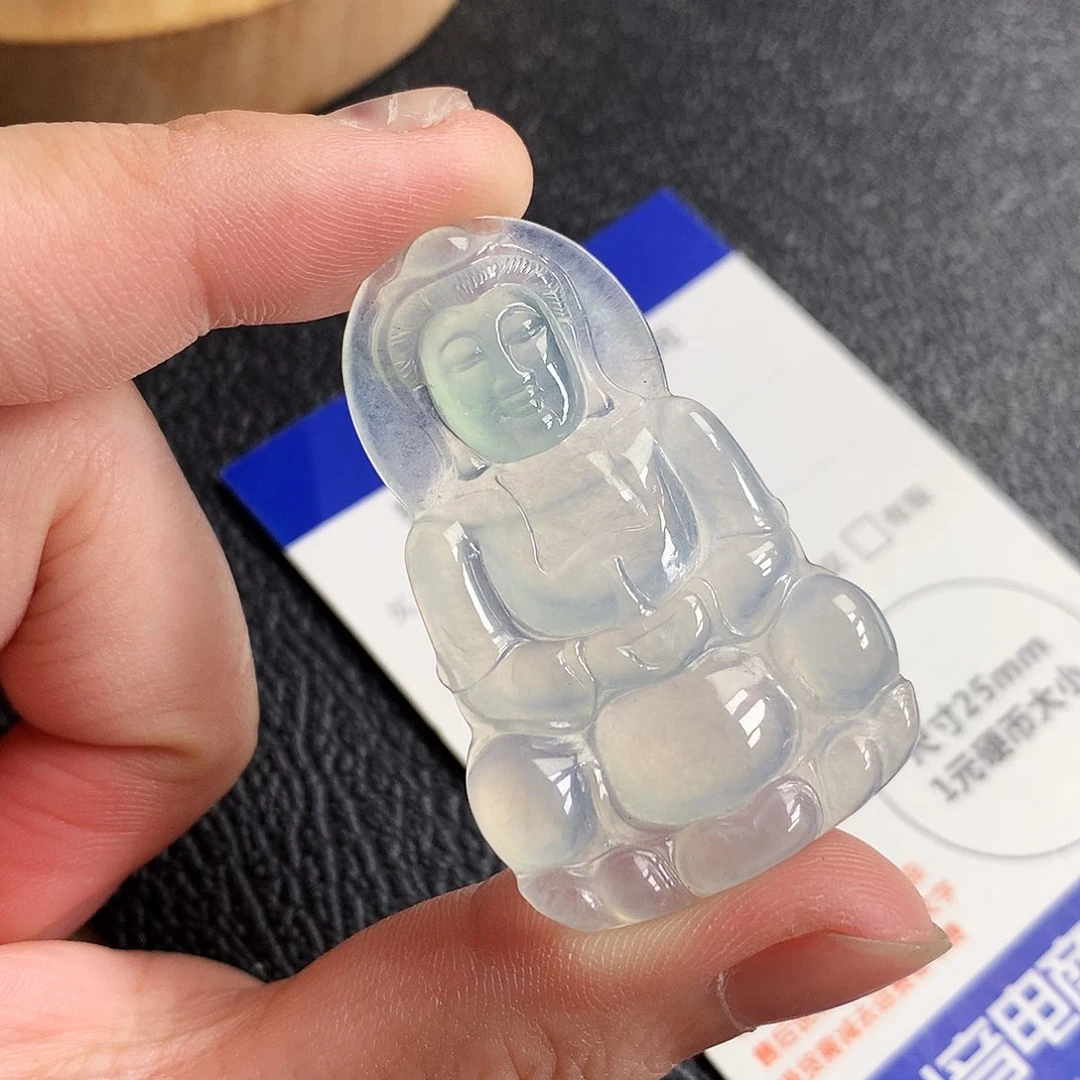 吊坠(不含链)未镶嵌翡翠观音