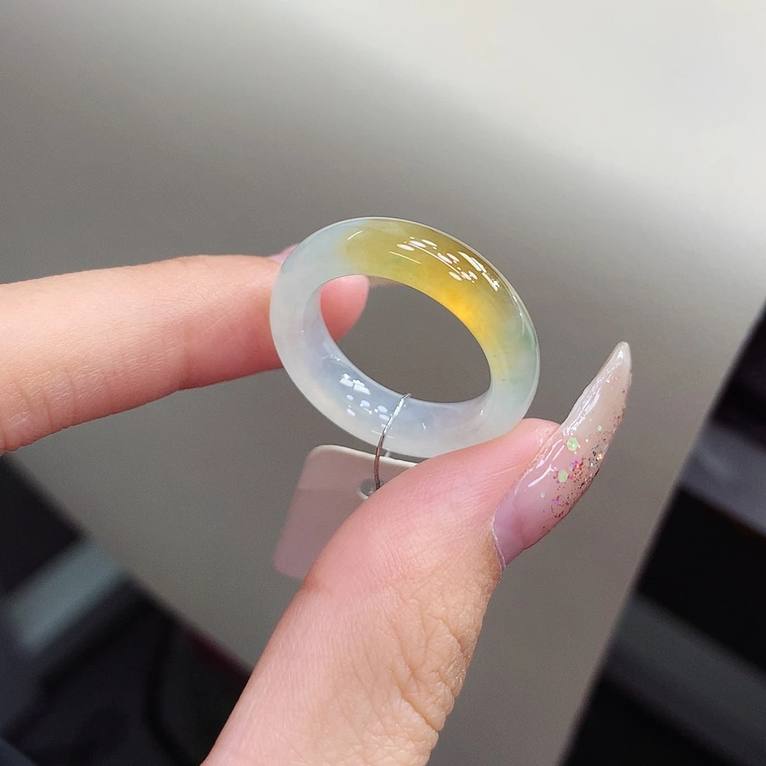 未镶嵌戒指翡翠14号