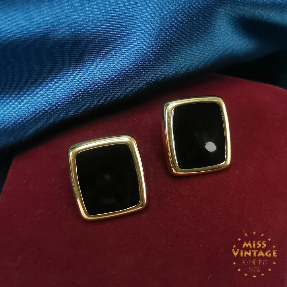 MONET黑金方块耳针[2502271-056]
