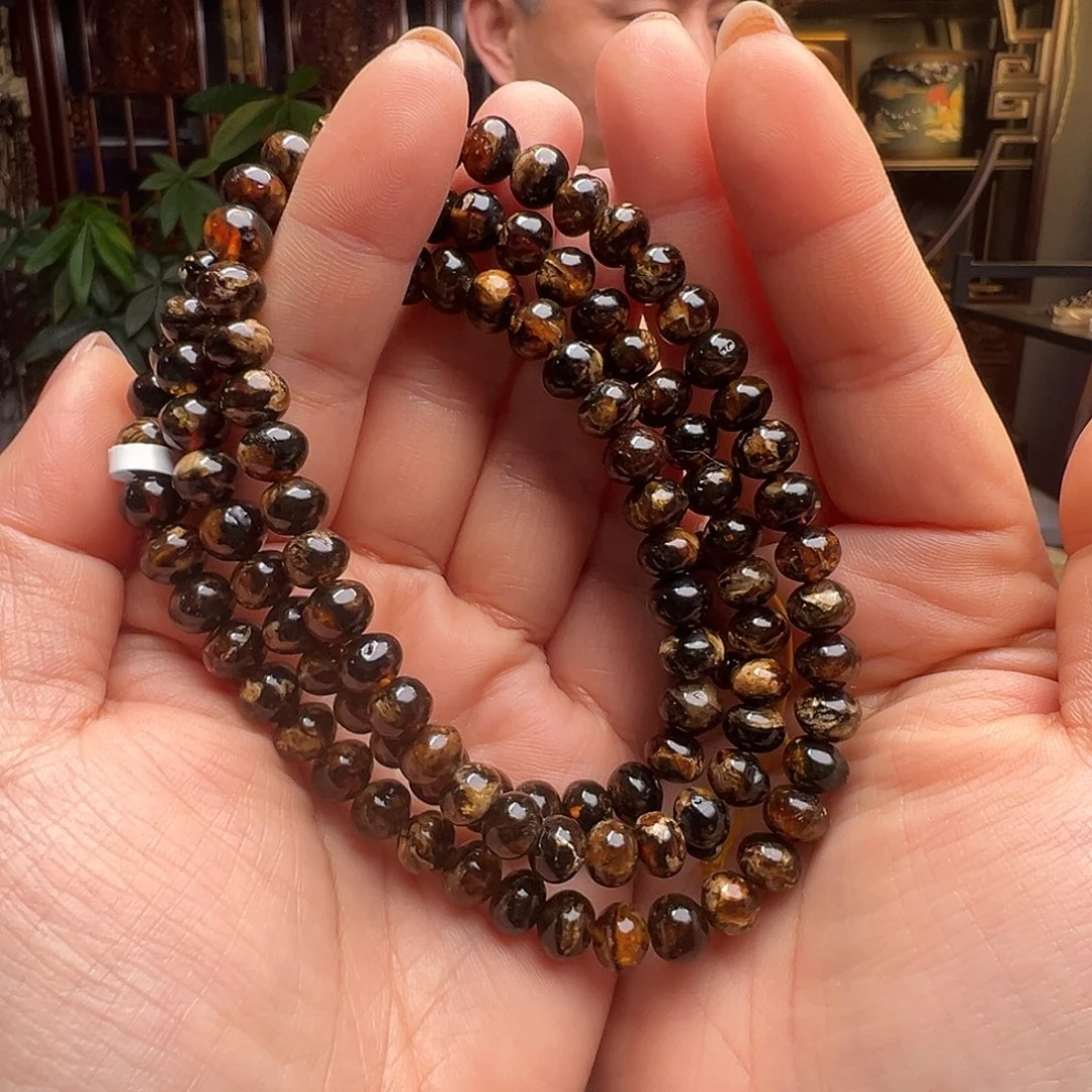 琥珀未镶嵌裸石抚顺琥珀20107七