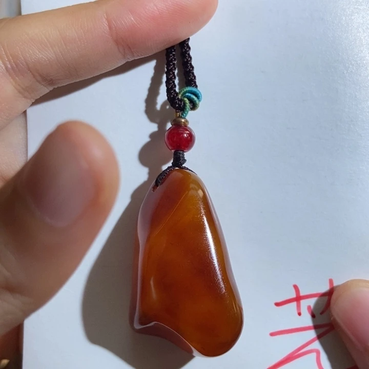 定制琥珀未镶嵌琥珀蜜蜡吊坠