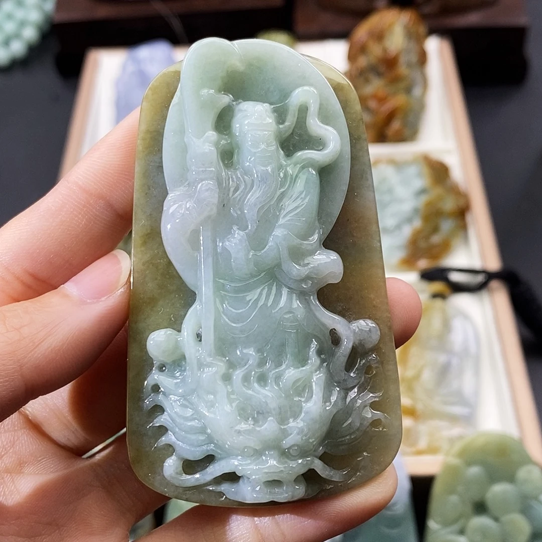 翡翠未镶嵌颈饰缅甸翡翠a货