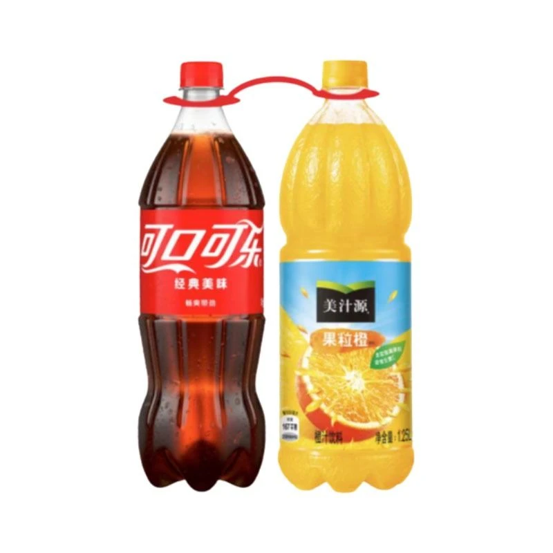 可口可乐+美汁源果粒橙1.25L*2