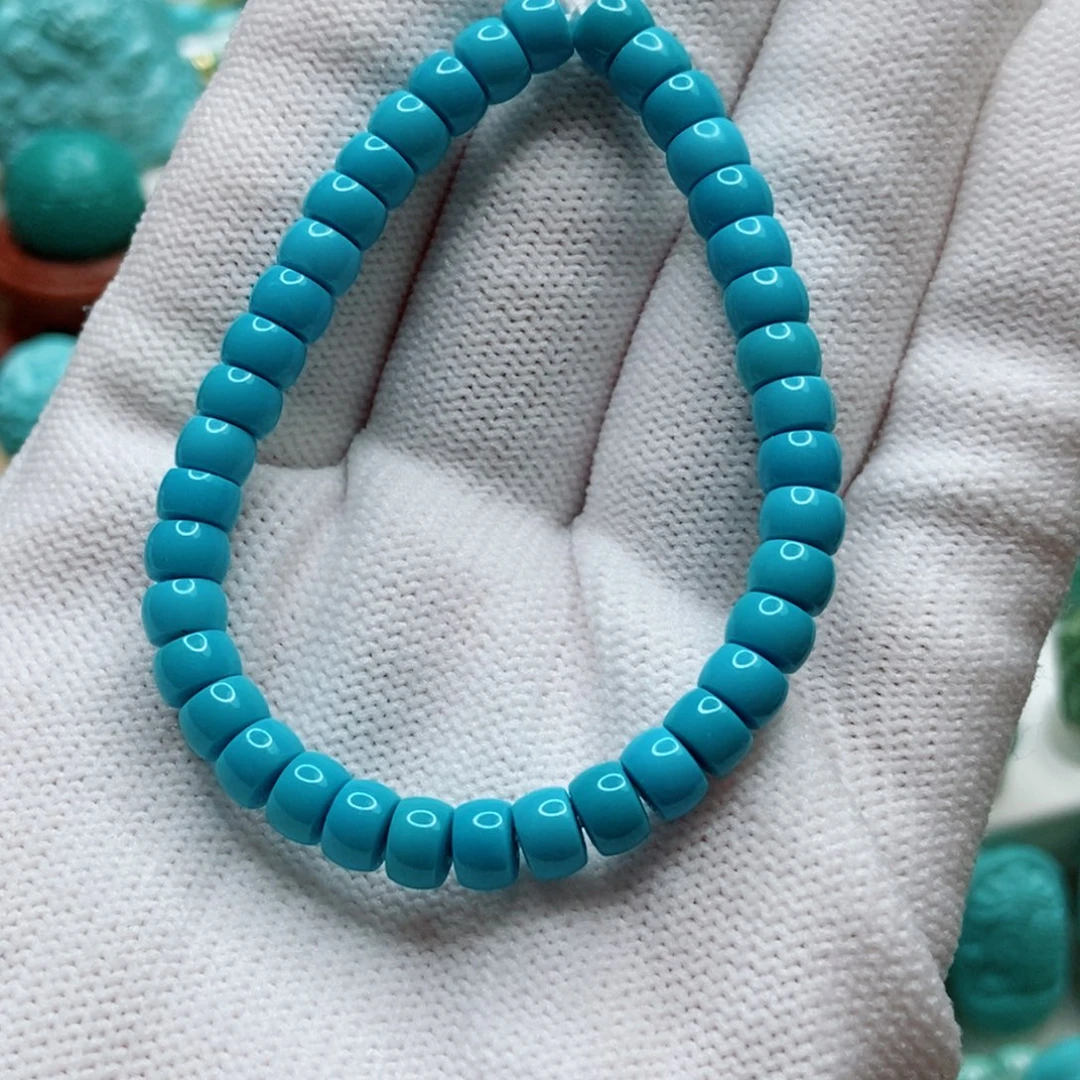 绿松石未镶嵌单圈5.5mm