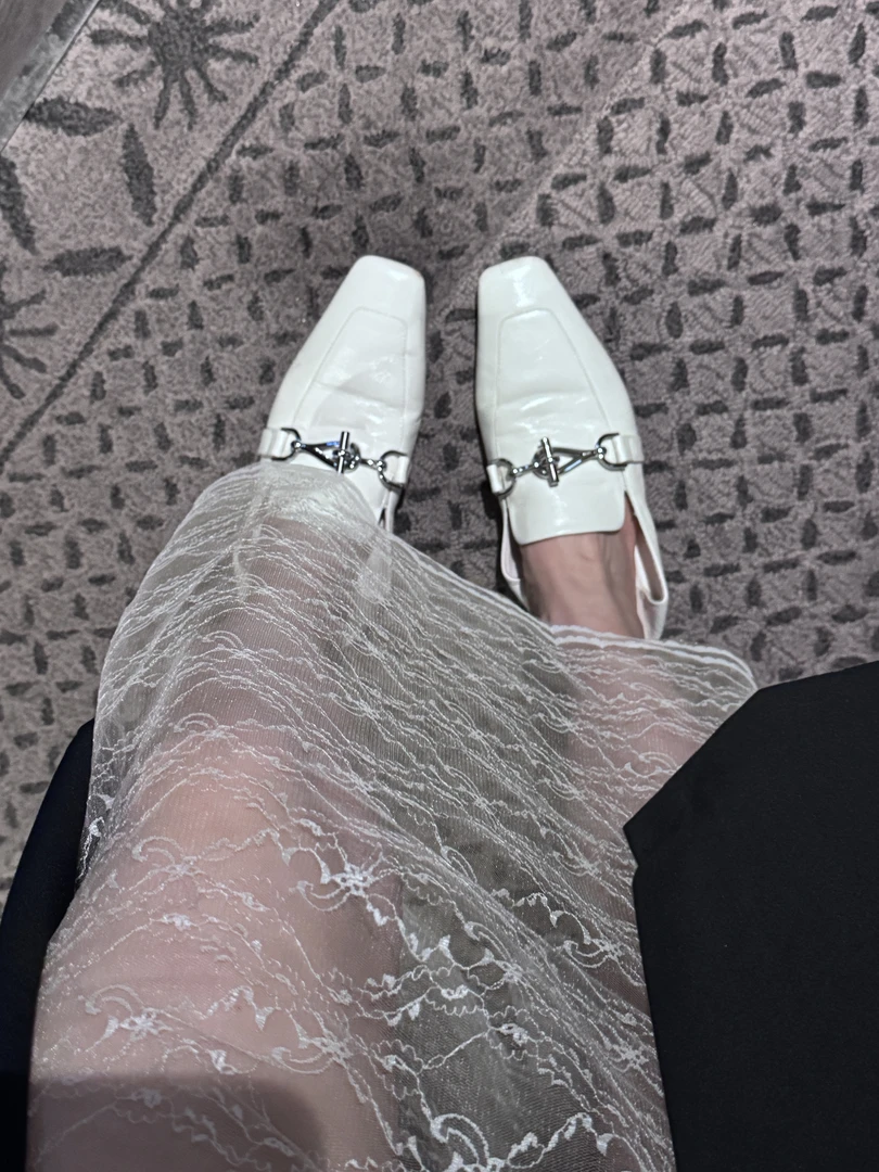 全松紧腰蕾丝半裙 J24Q056