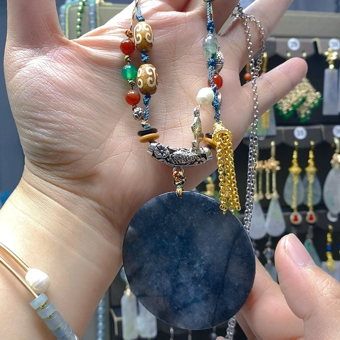 颈饰未镶嵌翡翠翡翠