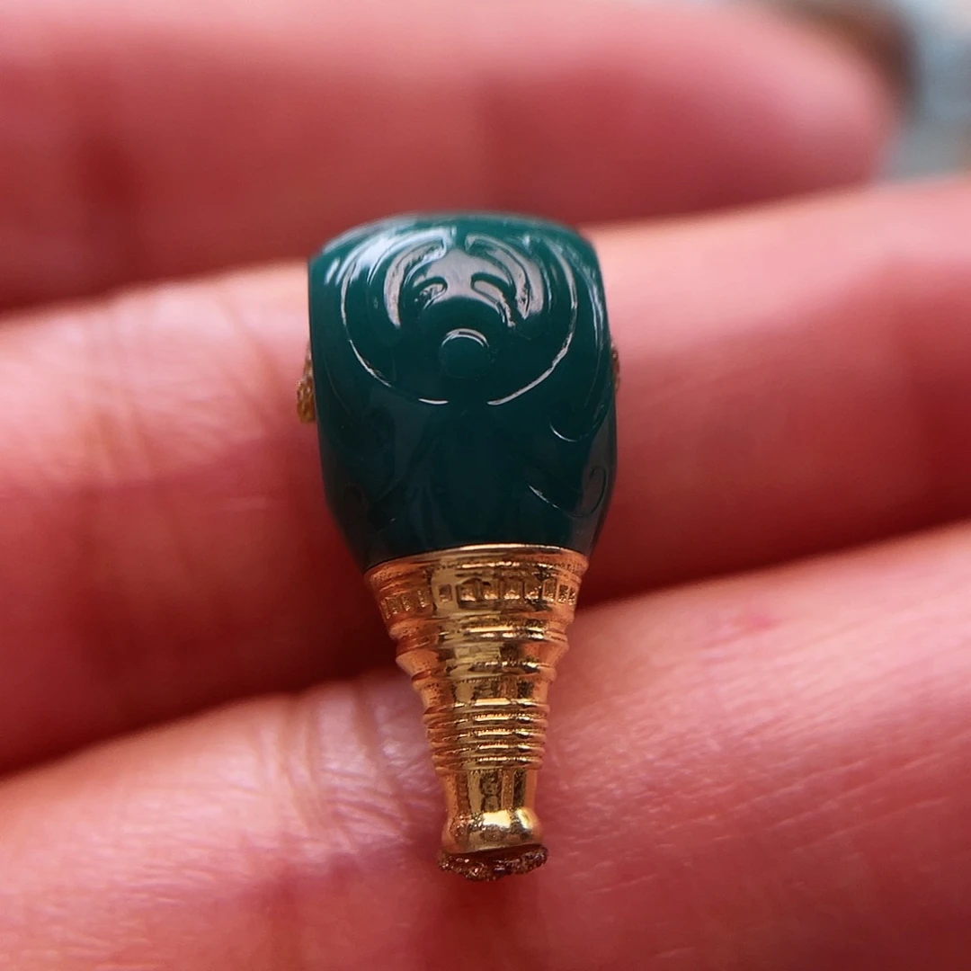 绿松石18K金镶嵌配饰