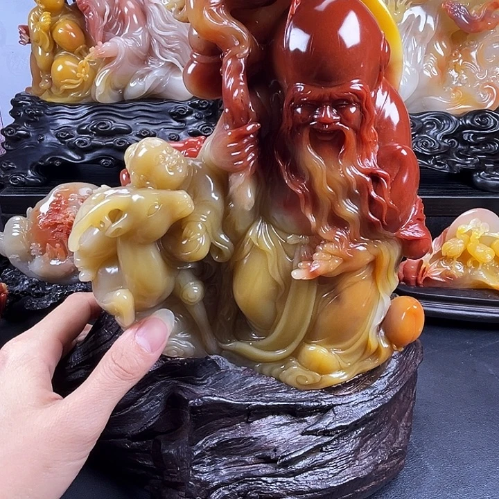 循***道寿山石寿星公寿山石