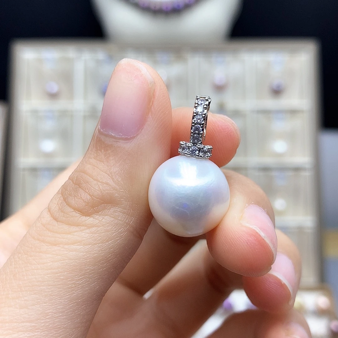 颈饰合金淡水珍珠